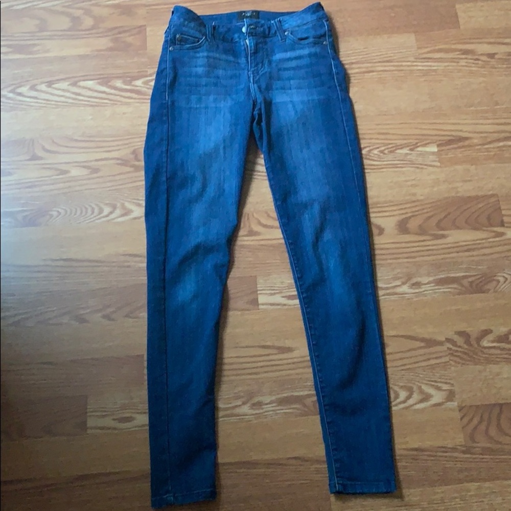 skinny celebrity pink blue jeans!